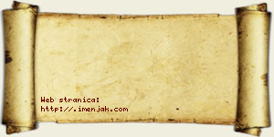 Jelena Backović vizit kartica